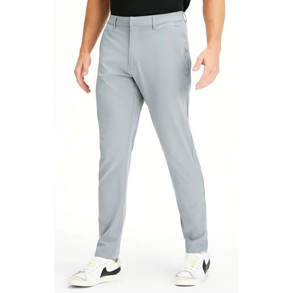 Fabletics Mens 42x30 (Act 41 X 27.5) The Only Pant Shadow Gray Performance Pants